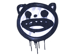 Sealed Graffiti | Happy Cat | SWAT Blue