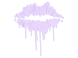 Sealed Graffiti | Kiss | Monster Purple