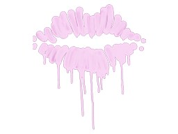 Sealed Graffiti | Kiss | Bazooka Pink