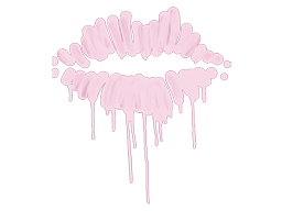 Sealed Graffiti | Kiss | Princess Pink