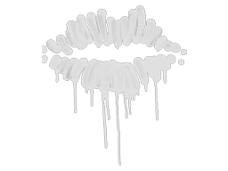 Sealed Graffiti | Kiss | Shark White