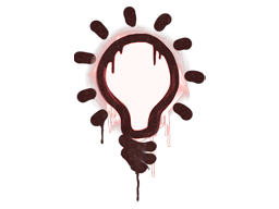 Sealed Graffiti | Lightbulb