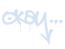 Sealed Graffiti | Okay | Monarch Blue