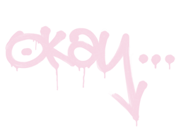 Sealed Graffiti | Okay | Princess Pink