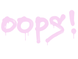 Sealed Graffiti | Oops | Bazooka Pink