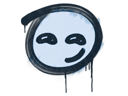 Sealed Graffiti | Smirk | Monarch Blue