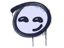 Sealed Graffiti | Smirk | SWAT Blue