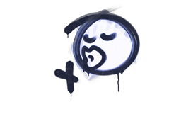 Sealed Graffiti | Smooch | SWAT Blue