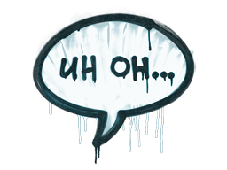 Sealed Graffiti | Uh Oh | Wire Blue