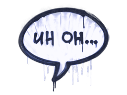 Sealed Graffiti | Uh Oh | SWAT Blue