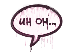 Sealed Graffiti | Uh Oh | Princess Pink