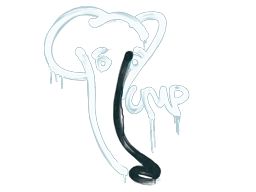 Sealed Graffiti | Recoil UMP-45 | Wire Blue