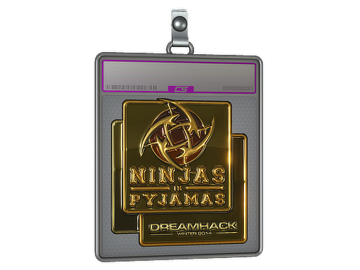 Sticker Slab | Ninjas in Pyjamas | DreamHack 2014 - CS2 Sticker