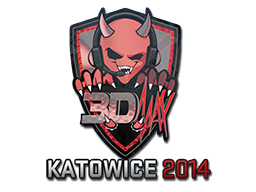 CS2 Sticker | 3DMAX | Katowice 2014