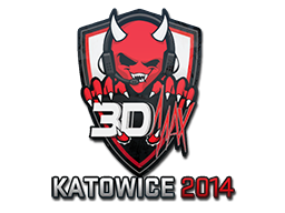 CS2 Sticker | 3DMAX | Katowice 2014 - 1
