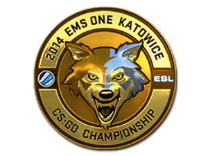 Gold ESL Wolf (Foil) | Katowice 2014
