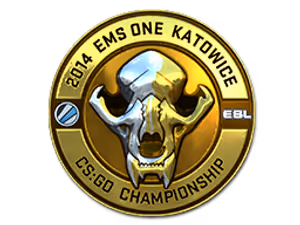 Gold ESL Skull (Foil) | Katowice 2014
