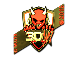 CS2 Sticker | 3DMAX | Katowice 2015 - 1