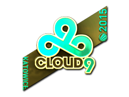 Sticker | Cloud9 G2A | Katowice 2015 | Gold