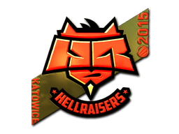 Sticker | HellRaisers | Katowice 2015 | Gold