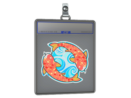 Sticker Slab | Twin Koi - CS2 Sticker