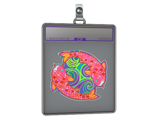 Sticker Slab | Twin Koi (Holo) - CS2 Sticker