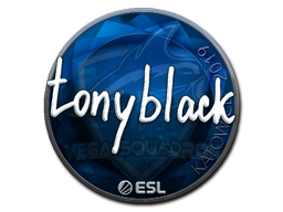 CS2 Sticker | tonyblack | Katowice 2019