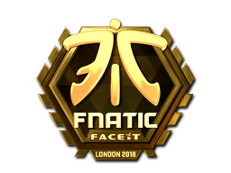 Sticker | Fnatic | London 2018 | Gold