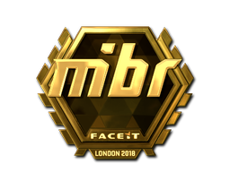 Sticker | MIBR | London 2018 | Gold