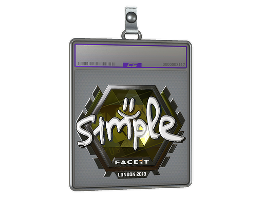 Sticker Slab | s1mple | London 2018