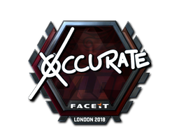 CS2 Sticker | xccurate | London 2018 - 2