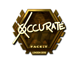 CS2 Sticker | xccurate | London 2018 - 1
