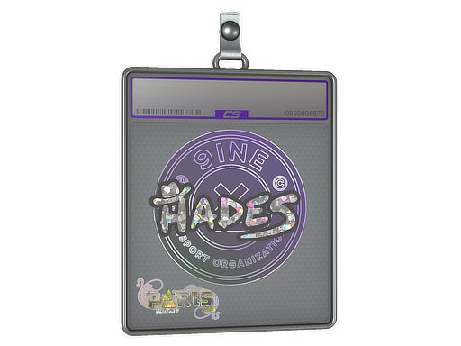 Sticker Slab | hades (Glitter) | Paris 2023 - CS2 Sticker