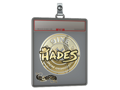 Sticker Slab | hades (Gold) | Paris 2023 - CS2 Sticker