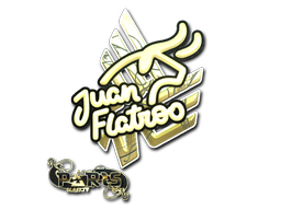 Sticker | juanflatroo | Paris 2023 | Gold