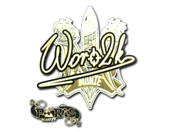 Sticker | Woro2k | Paris 2023 | Gold