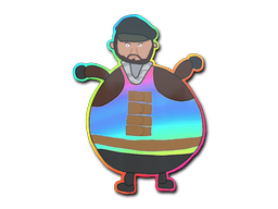 CS2 Sticker | Poorly Drawn Balkan (Holo)