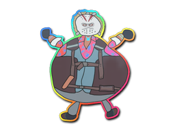 CS2 Sticker | Poorly Drawn Bloody Darryl (Holo)
