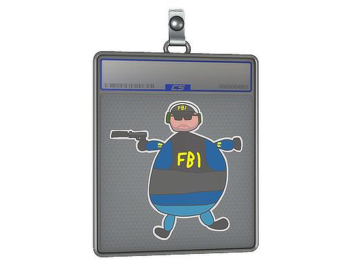 Sticker Slab | Poorly Drawn FBI - CS2 Sticker