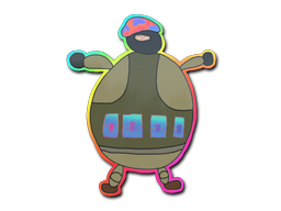 CS2 Sticker | Poorly Drawn IDF (Holo)