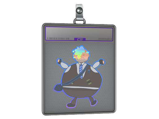Sticker Slab | Poorly Drawn Number K (Holo) - CS2 Sticker