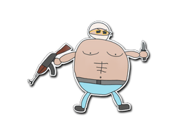 CS2 Sticker | Poorly Drawn Terrorist