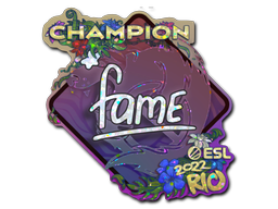 CS2 Sticker | fame | Rio 2022 - 2