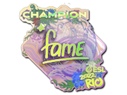 CS2 Sticker | fame | Rio 2022 - 7