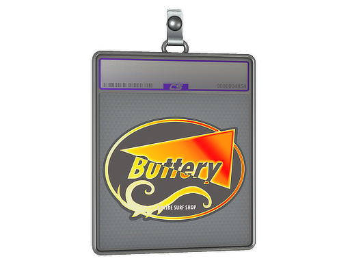 Sticker Slab | Flame Buttery