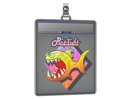 Sticker Slab | Yellow Jaggyfish | Default