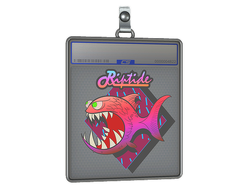 Sticker Slab | Pink Jaggyfish | Default