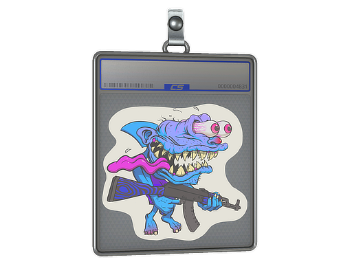Sticker Slab | Blue Shark Shooter | Default