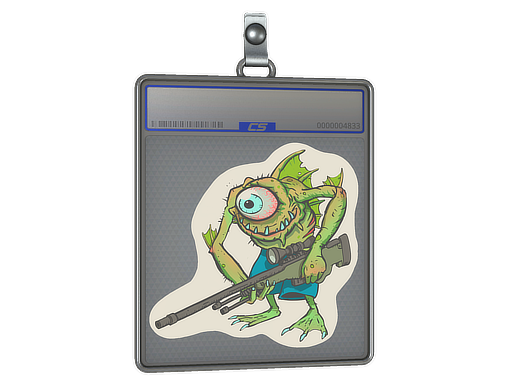 Sticker Slab | Green Cyclawps | Default