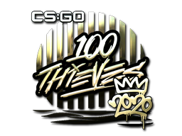 CS2 Sticker | 100 Thieves | 2020 RMR - 3